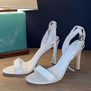 Aldo Heels White/Gold NEW